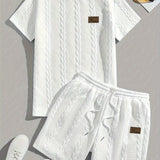 Conjunto de Verano – Remera y Short con Cordón (Marrón)