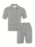 Conjunto Riviera Elite | Textura Premium 3D y Frescura Absoluta en Verano