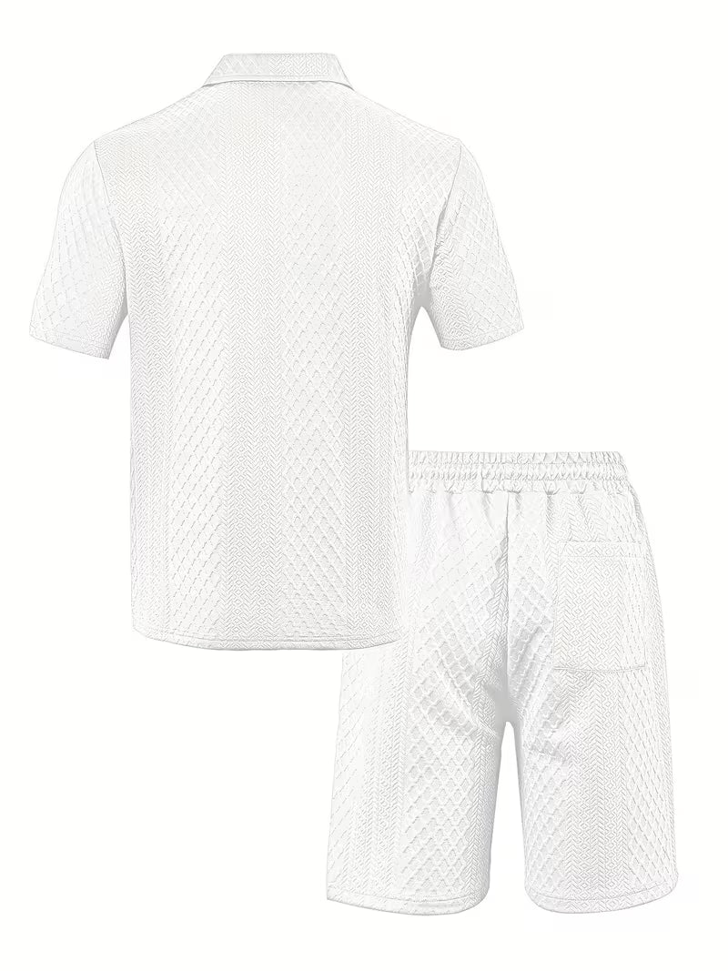 Conjunto Riviera Elite | Textura Premium 3D y Frescura Absoluta en Verano