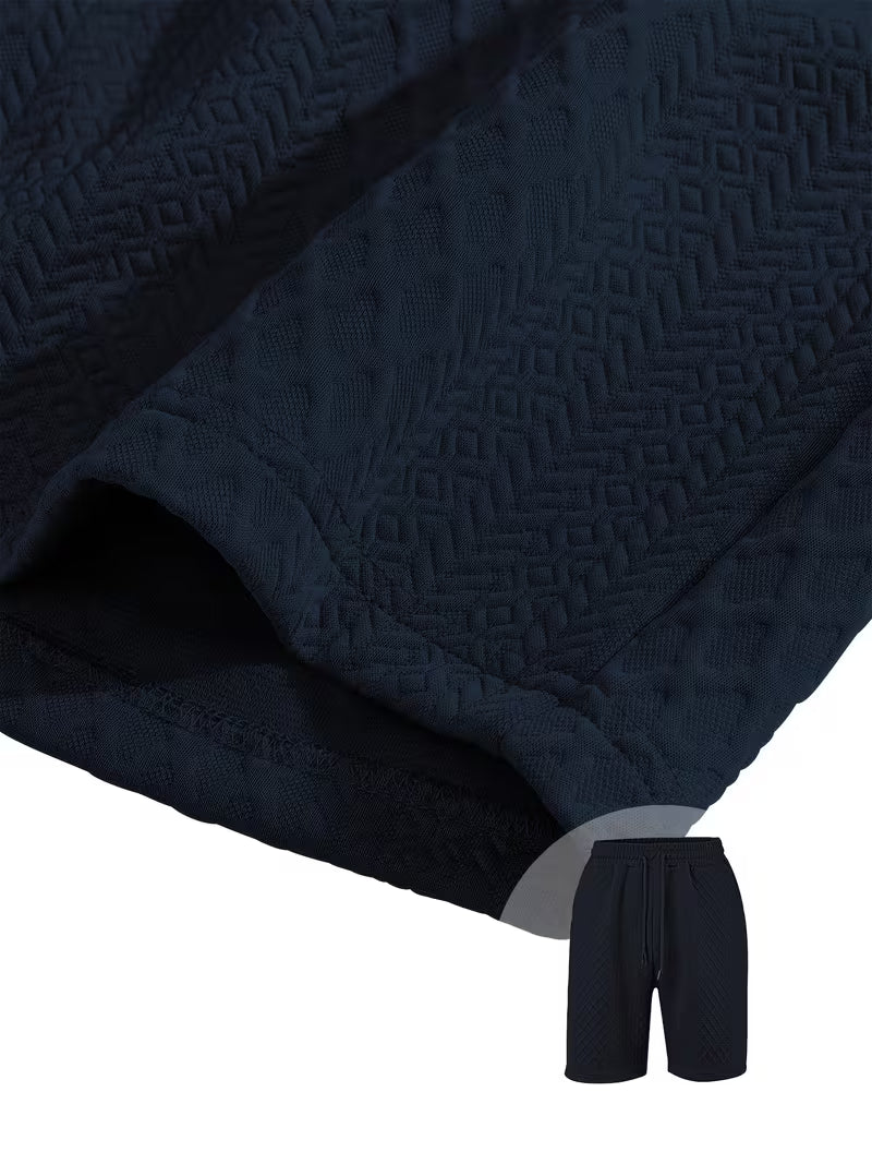 Conjunto Riviera Elite | Textura Premium 3D y Frescura Absoluta en Verano