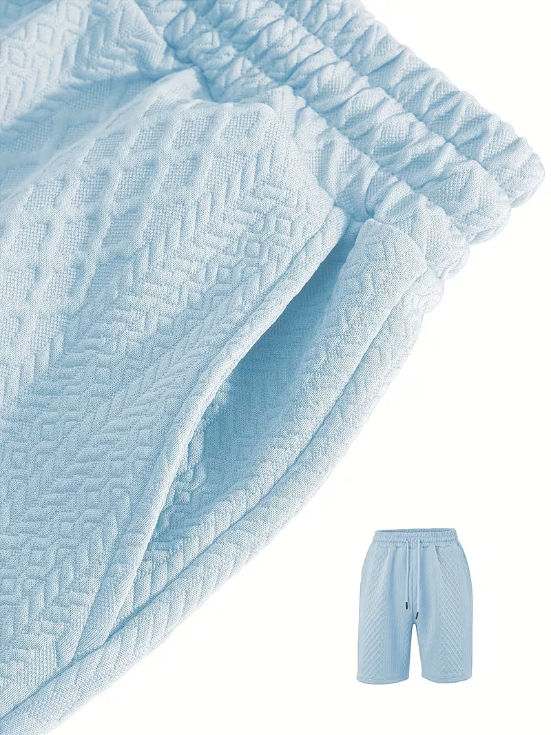 Conjunto Riviera Elite | Textura Premium 3D y Frescura Absoluta en Verano